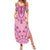 Dashiki Glamorous Pink Summer Maxi Dress Breast Cancer Awareness - Wonder Print Shop