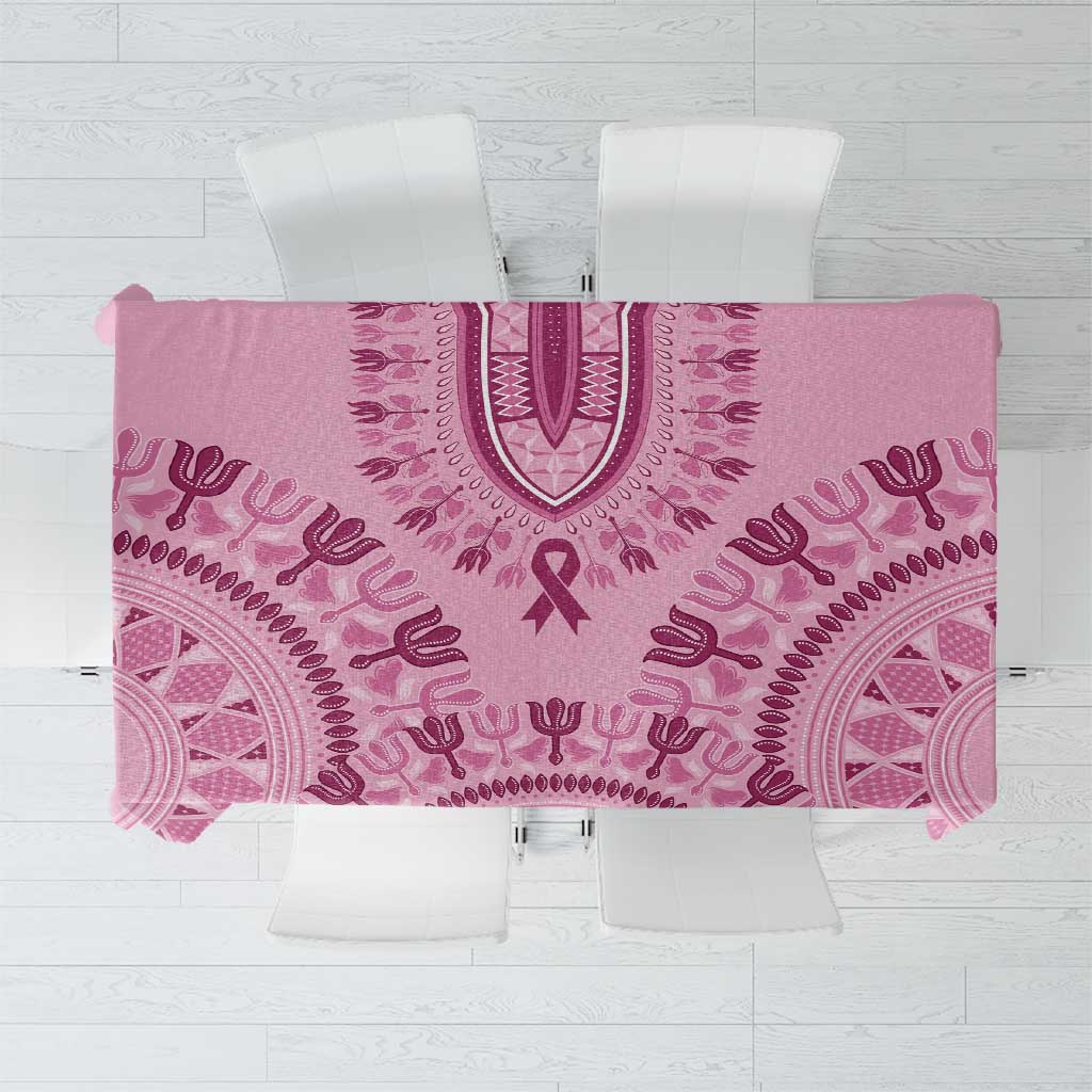 Dashiki Glamorous Pink Tablecloth Breast Cancer Awareness - Wonder Print Shop
