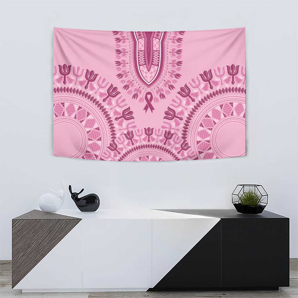 Dashiki Glamorous Pink Tapestry Breast Cancer Awareness - Wonder Print Shop
