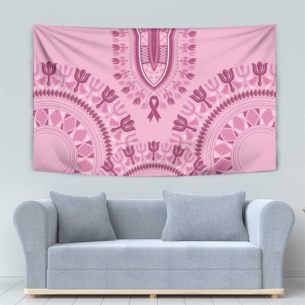 Dashiki Glamorous Pink Tapestry Breast Cancer Awareness - Wonder Print Shop