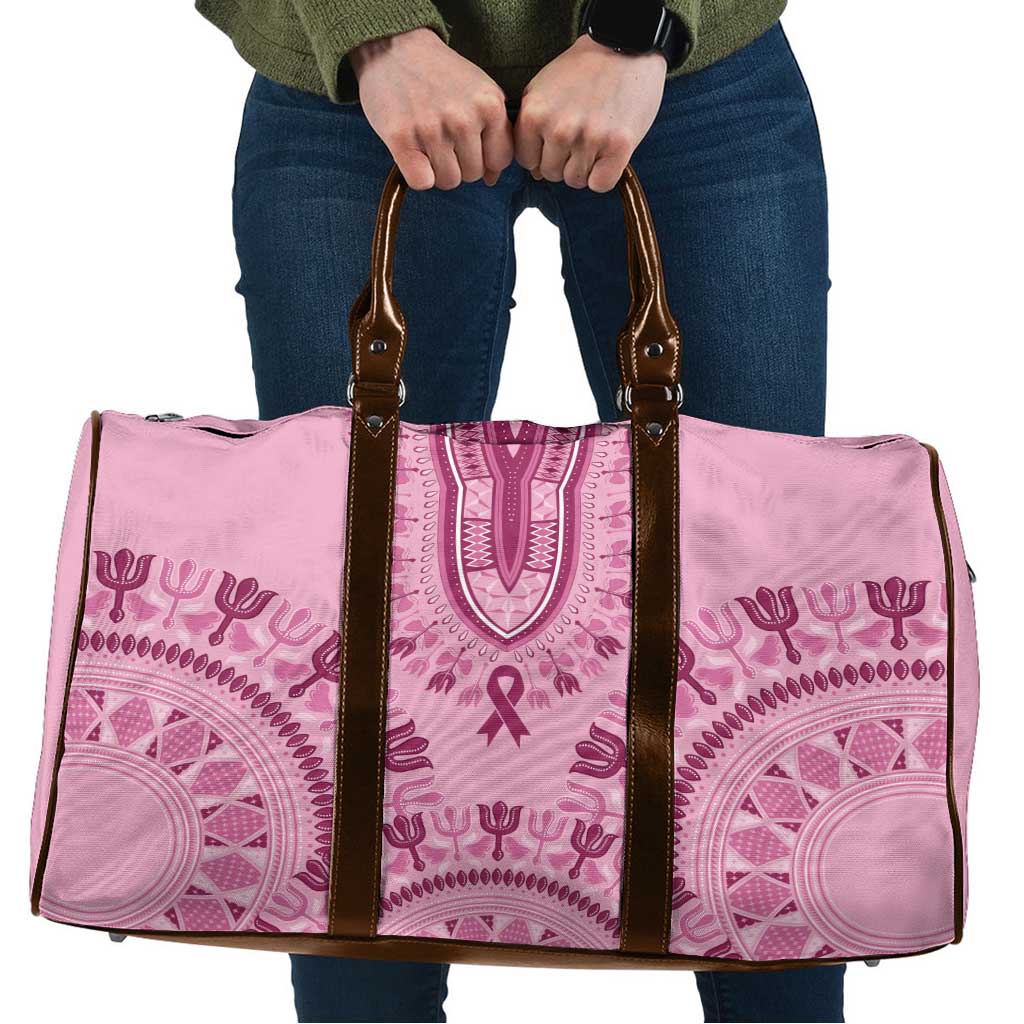 Dashiki Glamorous Pink Travel Bag Breast Cancer Awareness - Wonder Print Shop