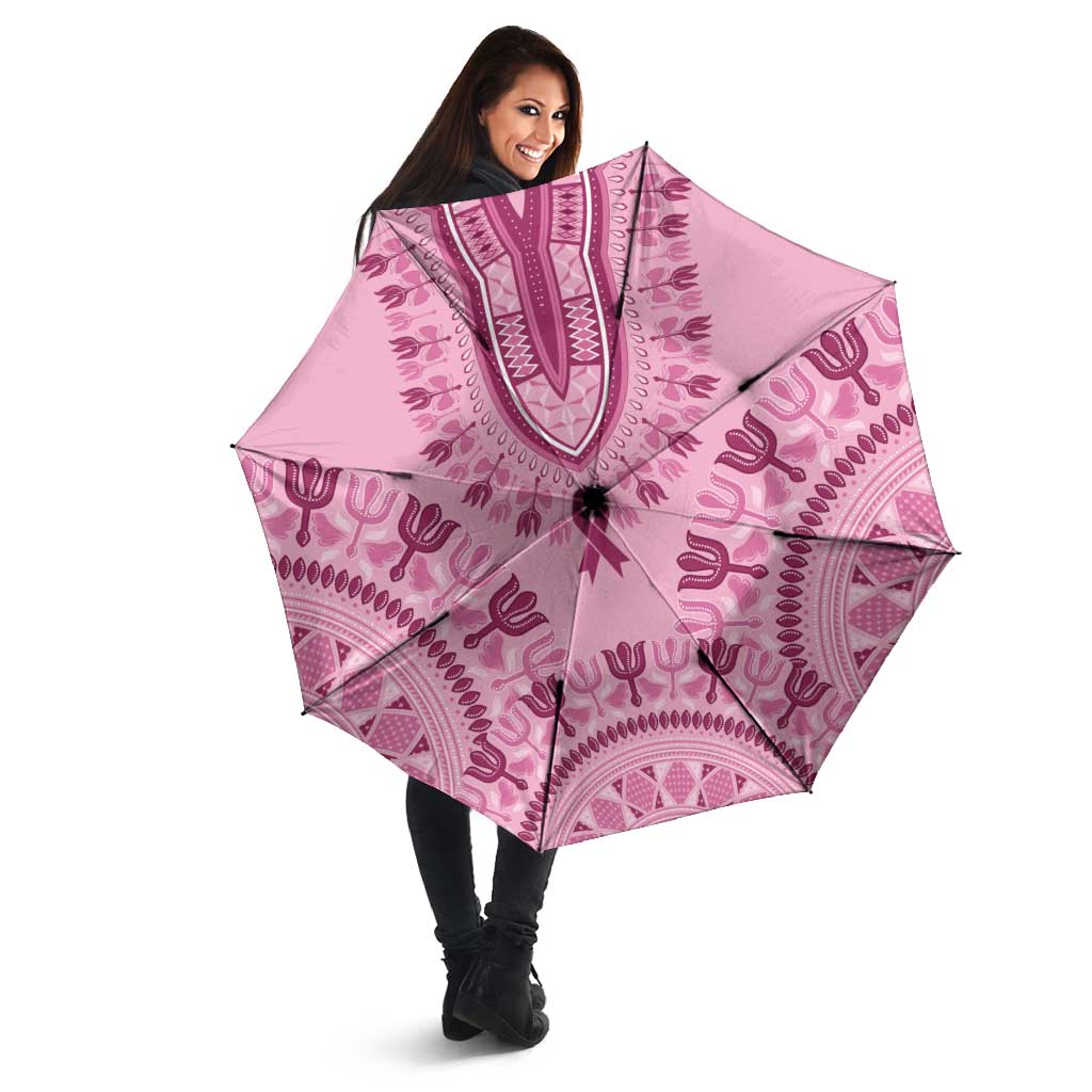 Dashiki Glamorous Pink Umbrella Breast Cancer Awareness - Wonder Print Shop