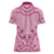 Dashiki Glamorous Pink Women Polo Shirt Breast Cancer Awareness - Wonder Print Shop