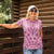 Dashiki Glamorous Pink Women Polo Shirt Breast Cancer Awareness - Wonder Print Shop