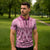 Dashiki Glamorous Pink Zipper Polo Shirt Breast Cancer Awareness - Wonder Print Shop