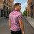 Dashiki Glamorous Pink Zipper Polo Shirt Breast Cancer Awareness - Wonder Print Shop