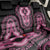Breast Cancer Awareness Pink Ribbon Back Car Seat Cover Dashiki Style - Wonder Print Shop