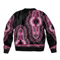Breast Cancer Awareness Pink Ribbon Bomber Jacket Dashiki Style - Wonder Print Shop