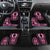 Breast Cancer Awareness Pink Ribbon Car Mats Dashiki Style - Wonder Print Shop