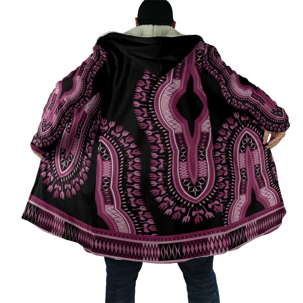 Breast Cancer Awareness Pink Ribbon Cloak Dashiki Style - Wonder Print Shop