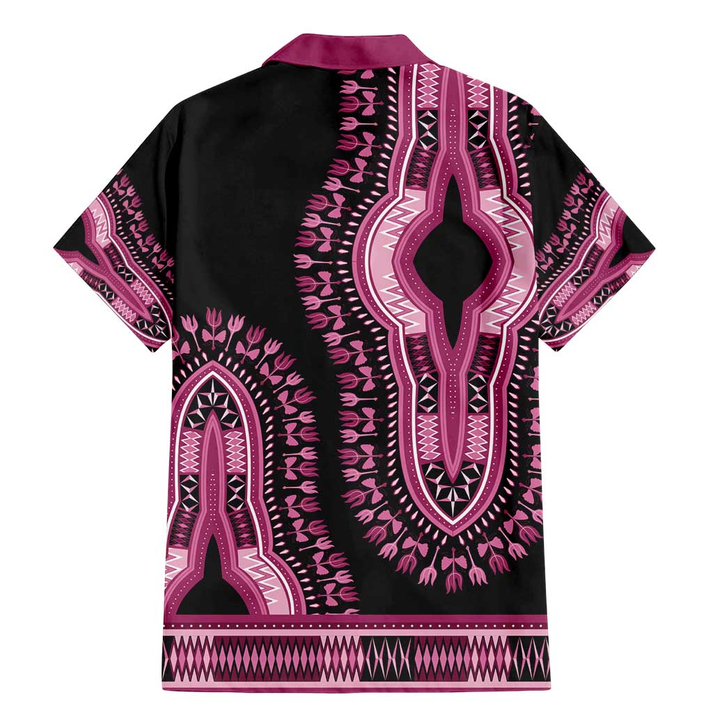 Breast Cancer Awareness Pink Ribbon Family Matching Mermaid Dress and Hawaiian Shirt Dashiki Style - Wonder Print Shop