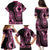 Breast Cancer Awareness Pink Ribbon Family Matching Puletasi and Hawaiian Shirt Dashiki Style - Wonder Print Shop