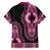 Breast Cancer Awareness Pink Ribbon Family Matching Puletasi and Hawaiian Shirt Dashiki Style - Wonder Print Shop
