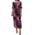 Breast Cancer Awareness Pink Ribbon Family Matching Puletasi and Hawaiian Shirt Dashiki Style - Wonder Print Shop