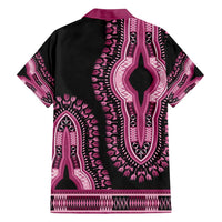 Breast Cancer Awareness Pink Ribbon Family Matching Summer Maxi Dress and Hawaiian Shirt Dashiki Style - Wonder Print Shop