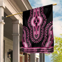 Breast Cancer Awareness Pink Ribbon Garden Flag Dashiki Style - Wonder Print Shop