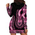 Breast Cancer Awareness Pink Ribbon Hoodie Dress Dashiki Style - Wonder Print Shop
