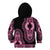 Breast Cancer Awareness Pink Ribbon Kid Hoodie Dashiki Style - Wonder Print Shop