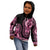 Breast Cancer Awareness Pink Ribbon Kid Hoodie Dashiki Style - Wonder Print Shop