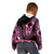 Breast Cancer Awareness Pink Ribbon Kid Hoodie Dashiki Style - Wonder Print Shop