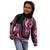 Breast Cancer Awareness Pink Ribbon Kid Hoodie Dashiki Style - Wonder Print Shop