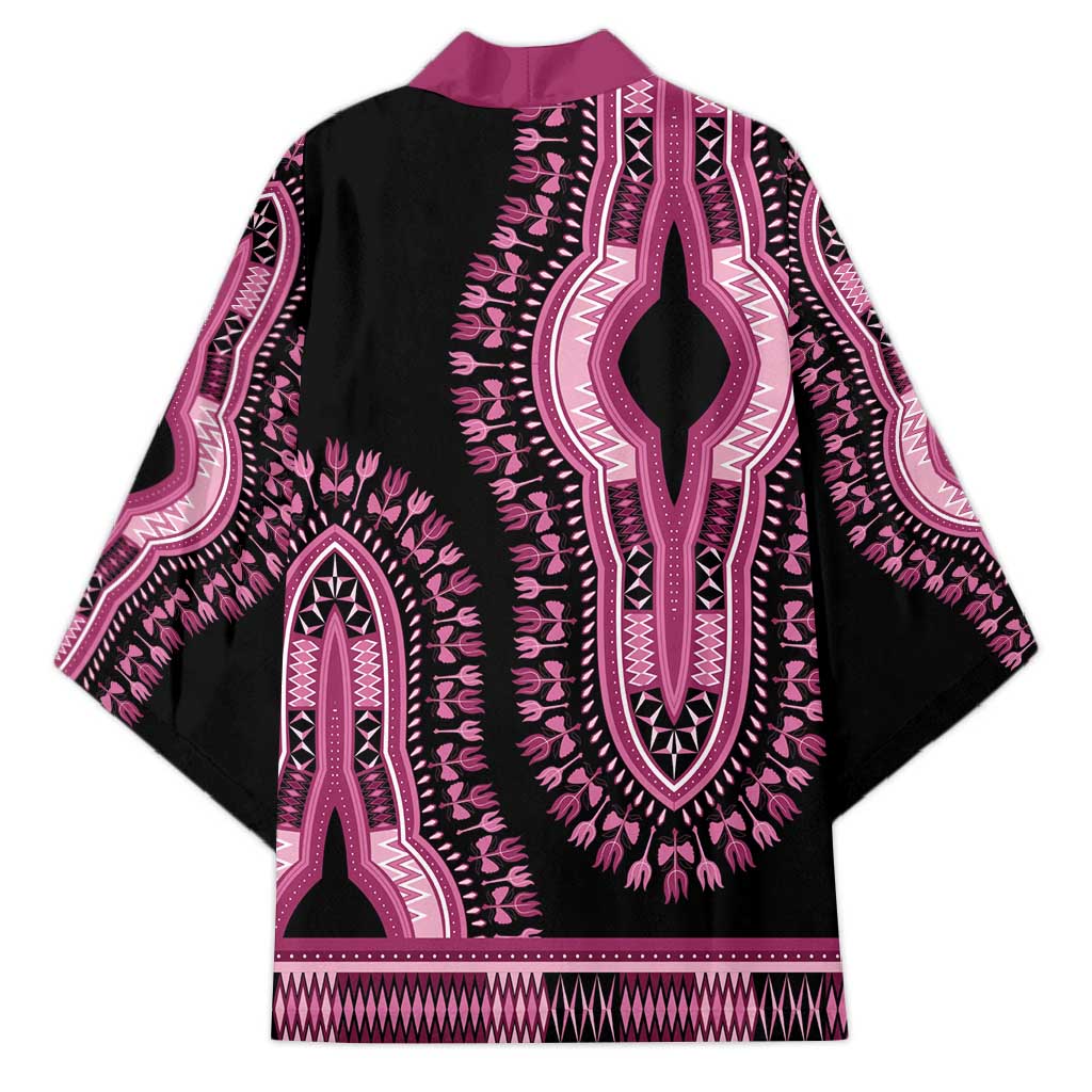 Breast Cancer Awareness Pink Ribbon Kimono Dashiki Style - Wonder Print Shop