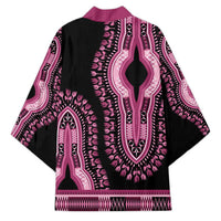 Breast Cancer Awareness Pink Ribbon Kimono Dashiki Style - Wonder Print Shop