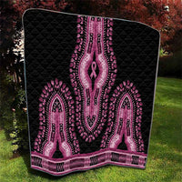 Breast Cancer Awareness Pink Ribbon Quilt Dashiki Style - Wonder Print Shop