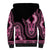 Breast Cancer Awareness Pink Ribbon Sherpa Hoodie Dashiki Style - Wonder Print Shop