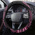 Breast Cancer Awareness Pink Ribbon Steering Wheel Cover Dashiki Style - Wonder Print Shop