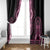 Breast Cancer Awareness Pink Ribbon Window Curtain Dashiki Style - Wonder Print Shop
