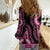Breast Cancer Awareness Pink Ribbon Women Casual Shirt Dashiki Style - Wonder Print Shop