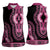 Breast Cancer Awareness Pink Ribbon Women Sleeveless Polo Shirt Dashiki Style - Wonder Print Shop