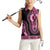 Breast Cancer Awareness Pink Ribbon Women Sleeveless Polo Shirt Dashiki Style - Wonder Print Shop