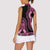 Breast Cancer Awareness Pink Ribbon Women Sleeveless Polo Shirt Dashiki Style - Wonder Print Shop
