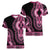 Breast Cancer Awareness Pink Ribbon Women V-Neck T-Shirt Dashiki Style - Wonder Print Shop