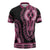 Breast Cancer Awareness Pink Ribbon Zipper Polo Shirt Dashiki Style - Wonder Print Shop