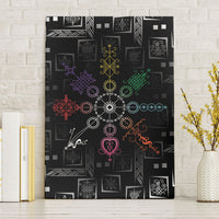 Afro Haiti Vodou Milokan Canvas Wall Art