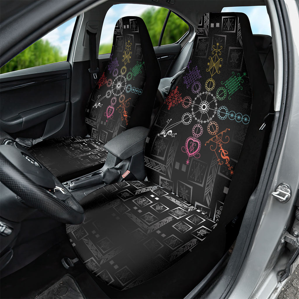 Afro Haiti Vodou Milokan Car Seat Cover