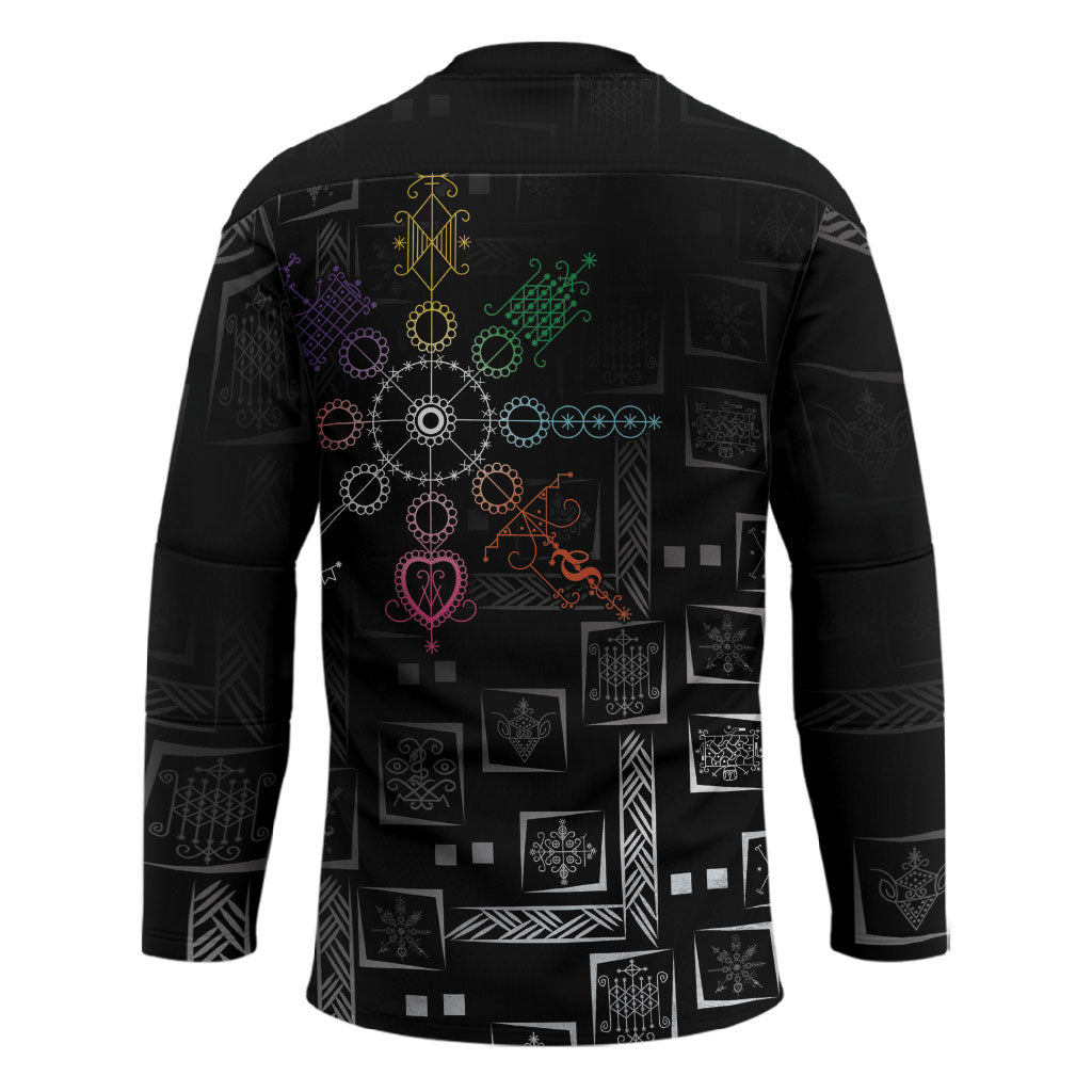 Afro Haiti Vodou Milokan Hockey Jersey