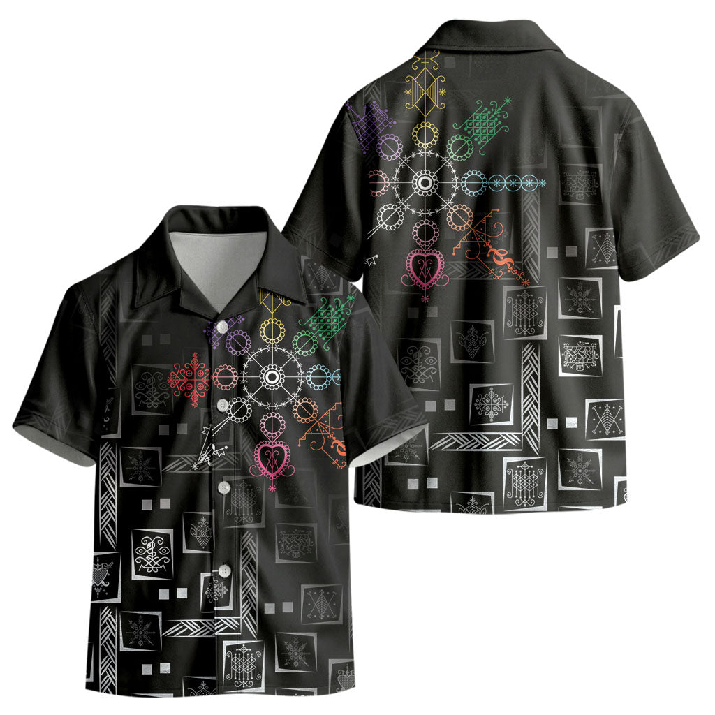 Afro Haiti Vodou Milokan Kid Hawaiian Shirt