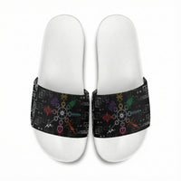 Afro Haiti Vodou Milokan Slide Sandals