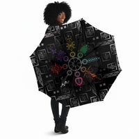 Afro Haiti Vodou Milokan Umbrella