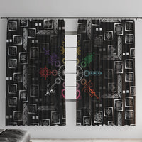 Afro Haiti Vodou Milokan Window Curtain