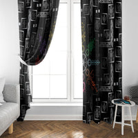 Afro Haiti Vodou Milokan Window Curtain