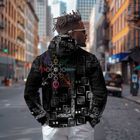 Afro Haiti Vodou Milokan Zip Hoodie