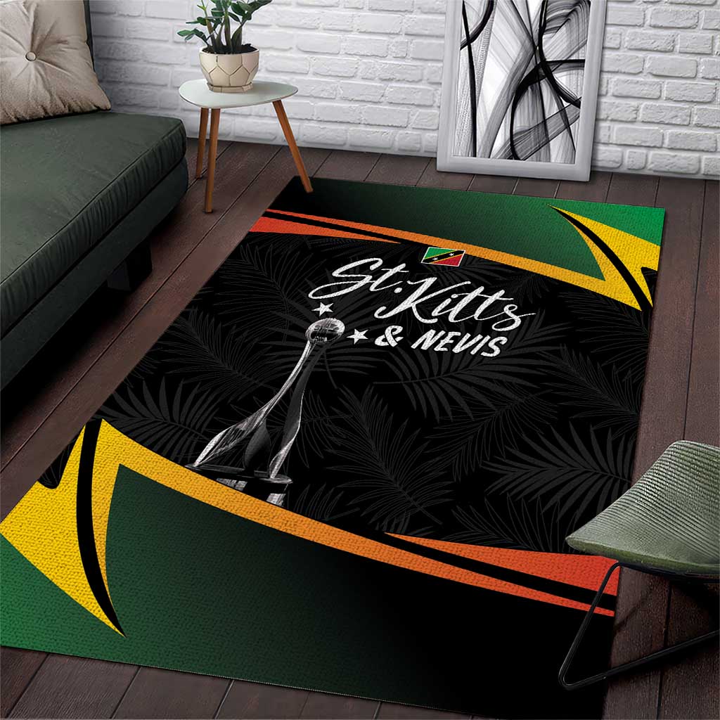 St Kitts Nevis Cricket Area Rug Go Patriots Go Champions - Wonder Print Shop