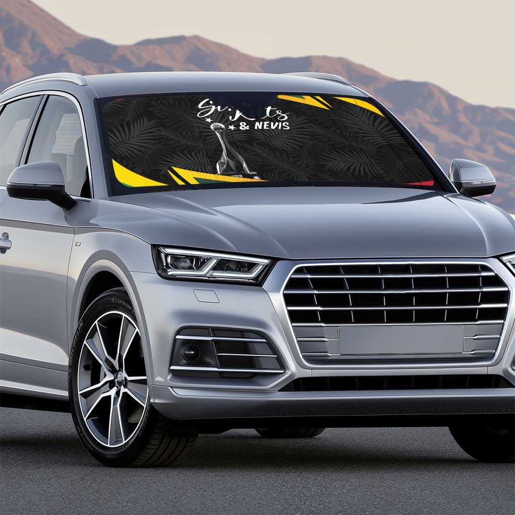 St Kitts Nevis Cricket Auto Sun Shade Go Patriots Go Champions - Wonder Print Shop