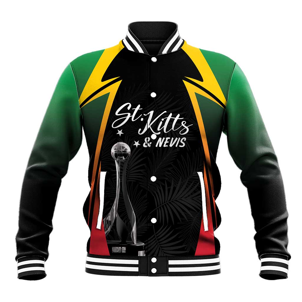 St Kitts Nevis Cricket Custom Baseball Jacket Go Patriots Go Champions - Wonder Print Shop