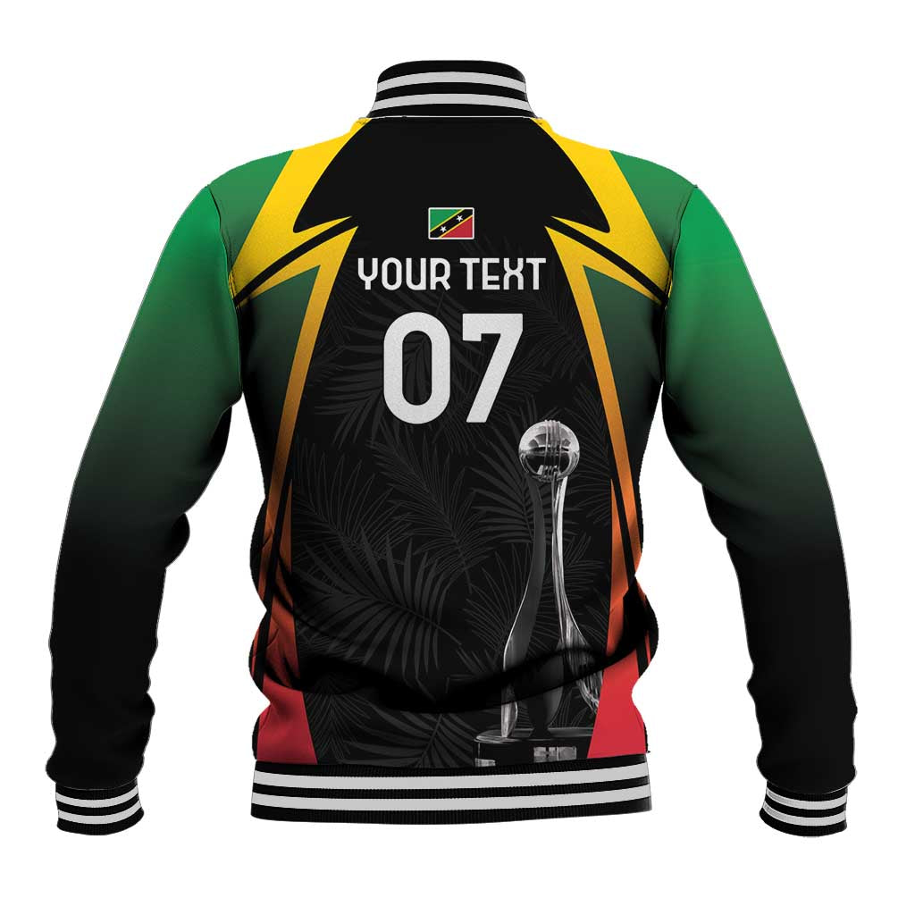 St Kitts Nevis Cricket Custom Baseball Jacket Go Patriots Go Champions - Wonder Print Shop